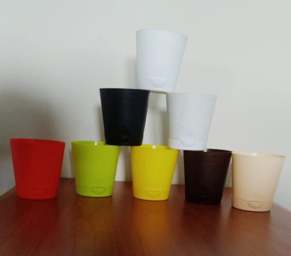 Self Watering Pots 6inch Pots (Pack of 5pcs Mix Colors)