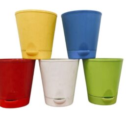 Self Watering Pots 6inch Pots (Pack of 5pcs Mix Colors)